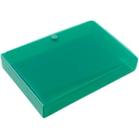 Papirna plastična kutija za posjetnice, 8. 4. 5.8. 1. 4, 1 pakiranje, zelena