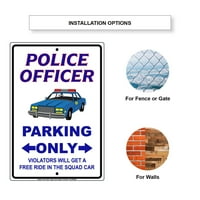 Policijski službenik koji parkira samo za prekršitelje dobit će upozorenje o novom proizvodu Jedinstveni aluminijski
