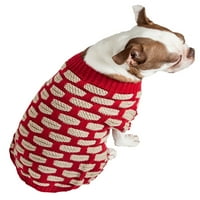 * 10 * modni džemper za pse s uskim pletenicama s KORNJAČINIM vratom - srednji