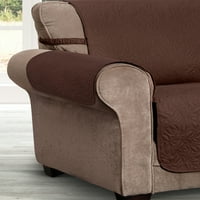 Inovativna tekstilna rješenja 1 komada Belmont Leaf Sigurno fit kauč na kauč natkriveni poklopac, kava