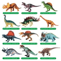 Figurice dinosaura, realistične figurice dinosaura s prostirkom za igru, edukativni set za igru s figuricama dinosaura