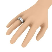 14k dijamantni zaručnički prsten od 14k bijelog zlata