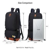 Kvadratni ruksak velikog kapaciteta za 15-inčni laptop za djecu i tinejdžere
