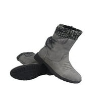 Zimske cipele; čizme s niskim potpeticama do sredine teleta; čizme sa bočnim patentnim zatvaračem; ženske Ležerne