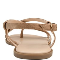 Brinley Co. Women Comfort Multi-Trap Gladiator sandala