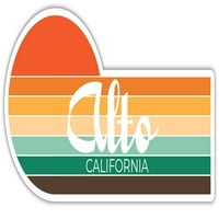 Alto California Frider Magnet Retro Vintage Sunset City 70S Estetski dizajn