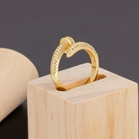 Paleta personalizirani zlatni prsten za nokte