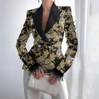 + Blazer, Ženska jakna, modni kaput, kardigan, svečano odijelo, reveri s dugim rukavima, jakne za poslovni ured,