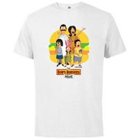 Logotip filma Bob's Burgers - majica s kratkim rukavima za odrasle - prilagođeno -bijelo