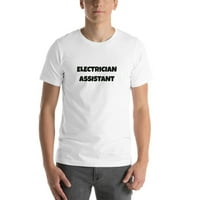 3XL Electric Assistant Fun Style Style Short Sheave Pamuk majica prema nedefiniranim darovima