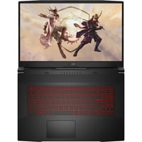 Katana GF76, 17,3 Full HD, Intel Core i7-11800H, NVIDIA GeForce RT Ti, 16 GB ram, 512 GB SSD Crni Windows Home,