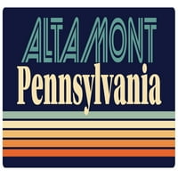 Altamont Pennsylvania Frider Magnet Retro Design