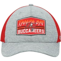 Muški 'Heathed Grey Red Tampa Bay Buccaneers Motivator je letio šešir